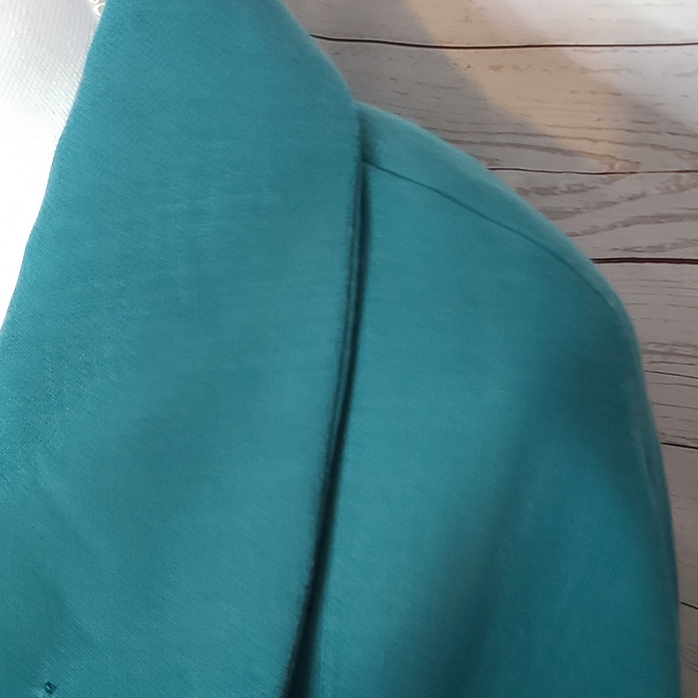 Talbots Green Wool Button Front Jacket - image 7